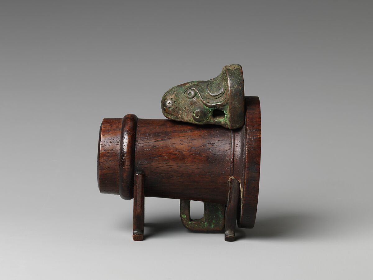 Two axle pins, Bronze, China