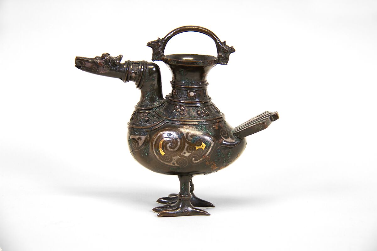 Ewer or Vase, Bronze, China 
