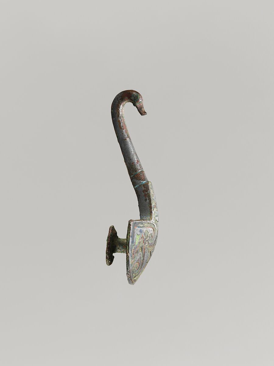 Buckle, Bronze with silverplate, China