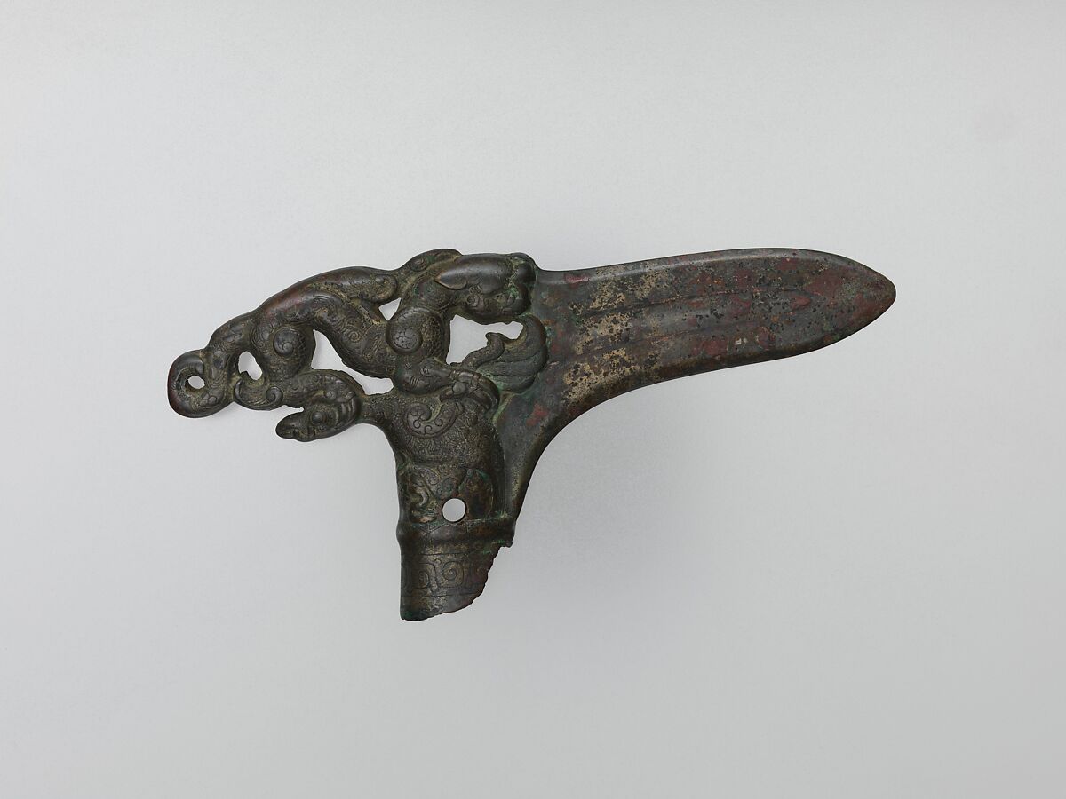 Dagger-Ax (Ge), Bronze, China 