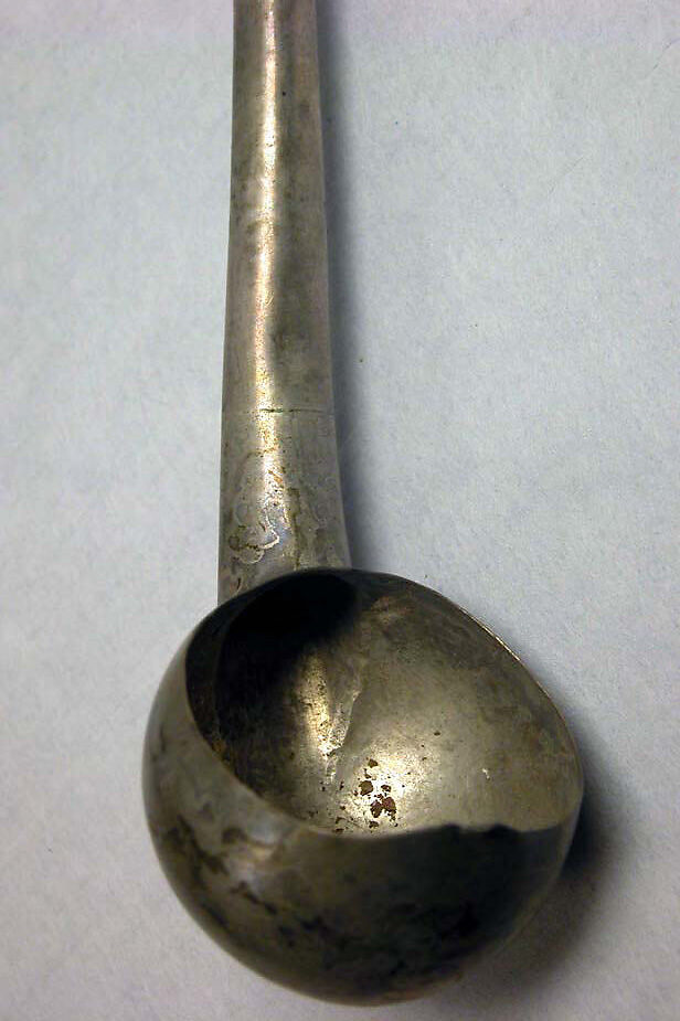 Ladle, Metal, silver?, China