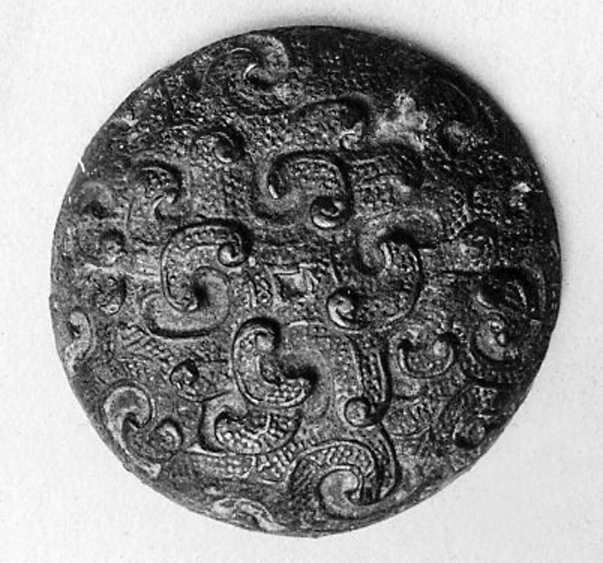Button or Fitting, Bronze, China 