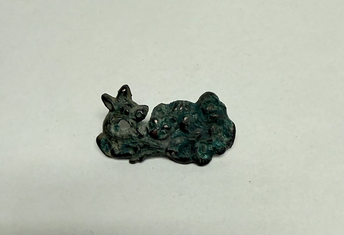 Belt plaque, Bronze, China