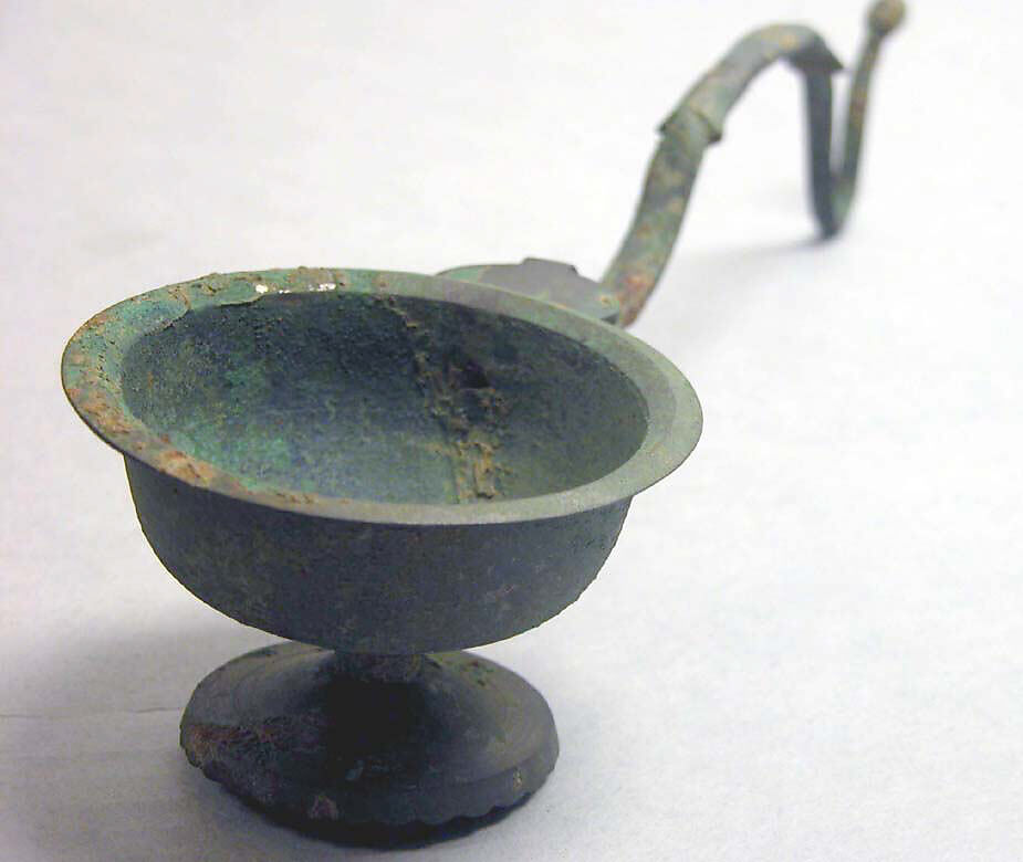 Incense burner with long handle, Bronze, China