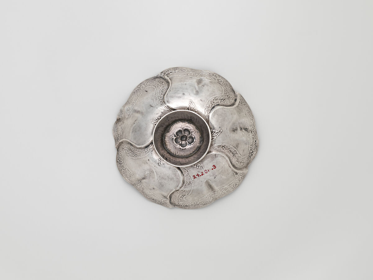 Cup with Floral Scrolls, Silver with chased and repoussé decoration, China