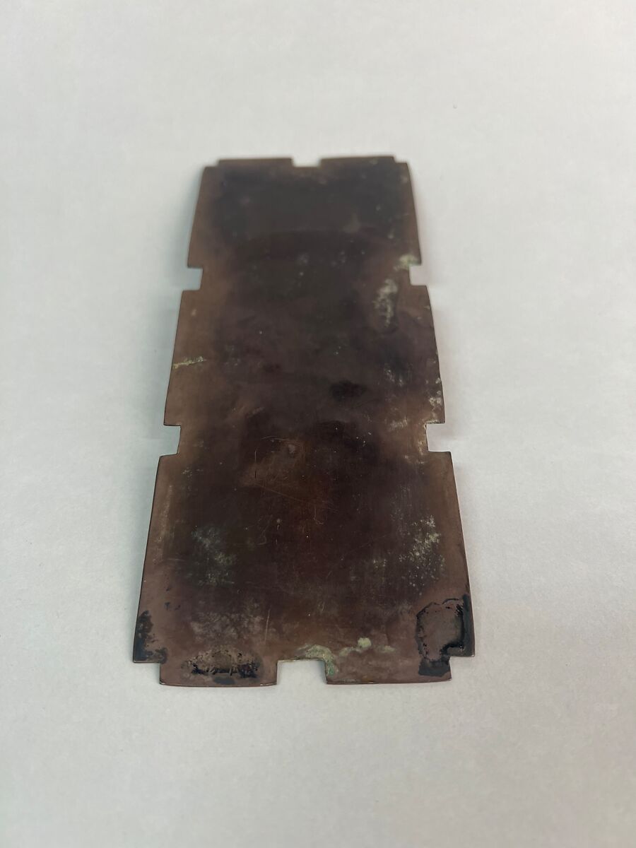 Plaque, Pewter, China