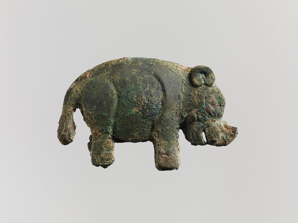 Elephant Relief, Bronze, China 