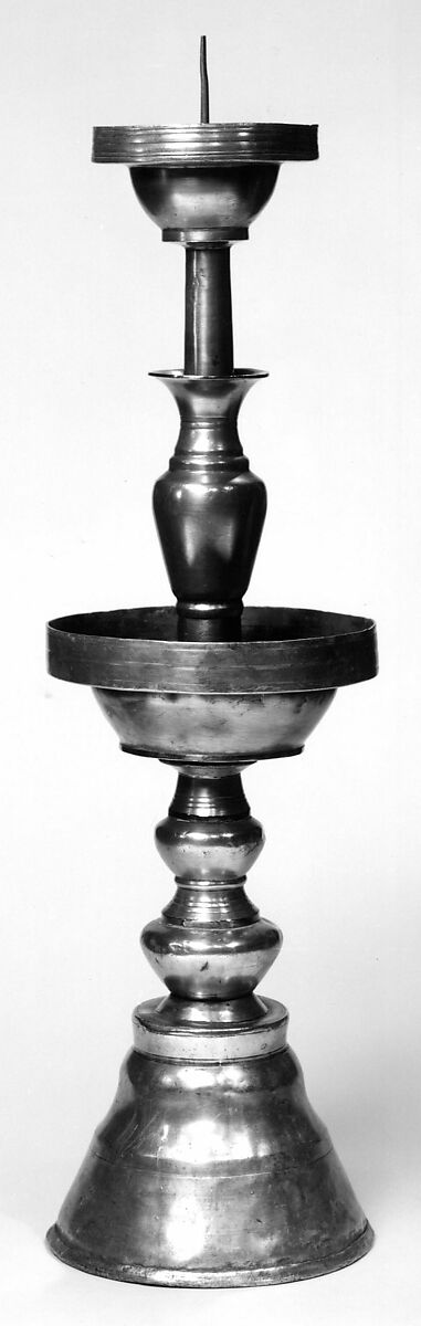 Candlestick, Pewter, China 