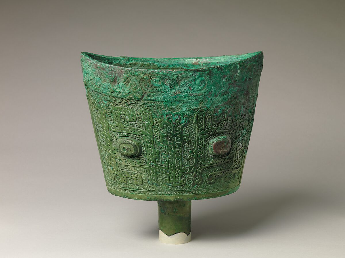 Upright bell (nao), Bronze, China