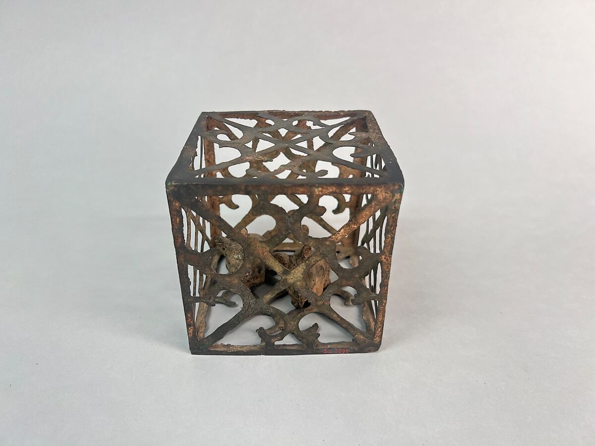 Cage with Two Rabbits, Bronze, China