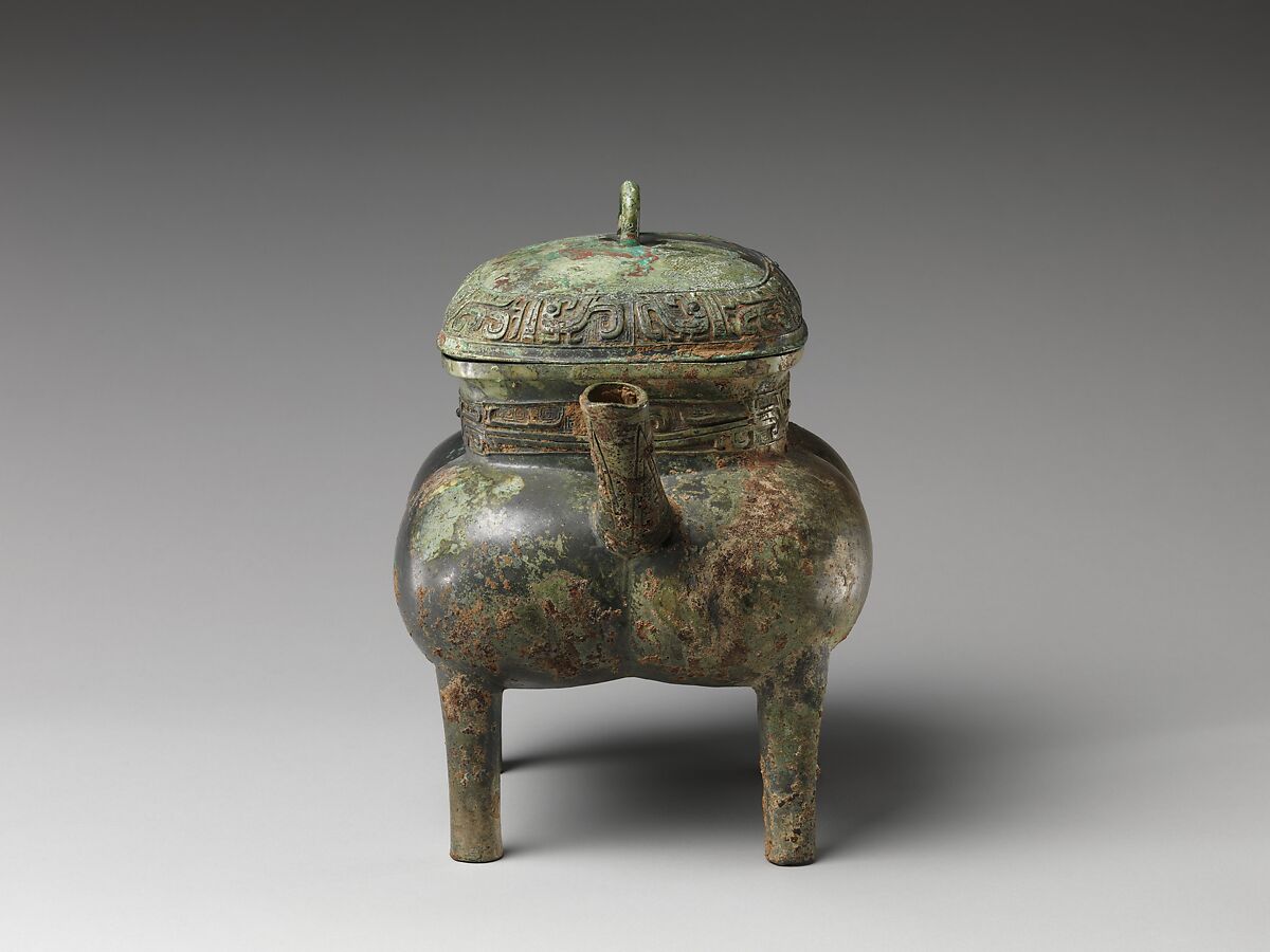 Spouted water container (He, Bronze, China