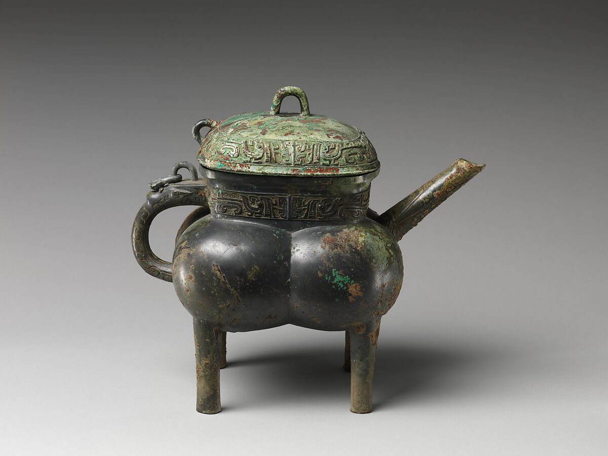 Spouted water container (He, Bronze, China