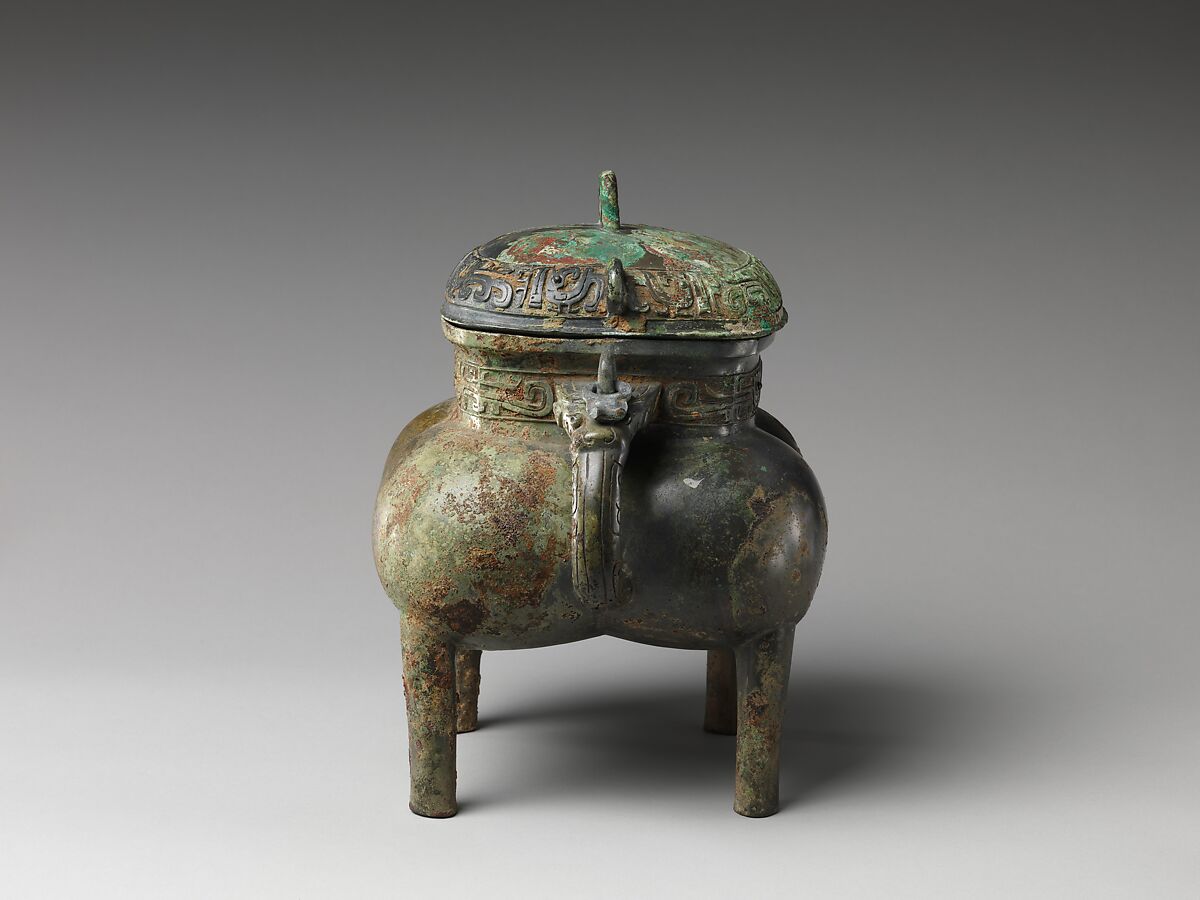 Spouted water container (He, Bronze, China