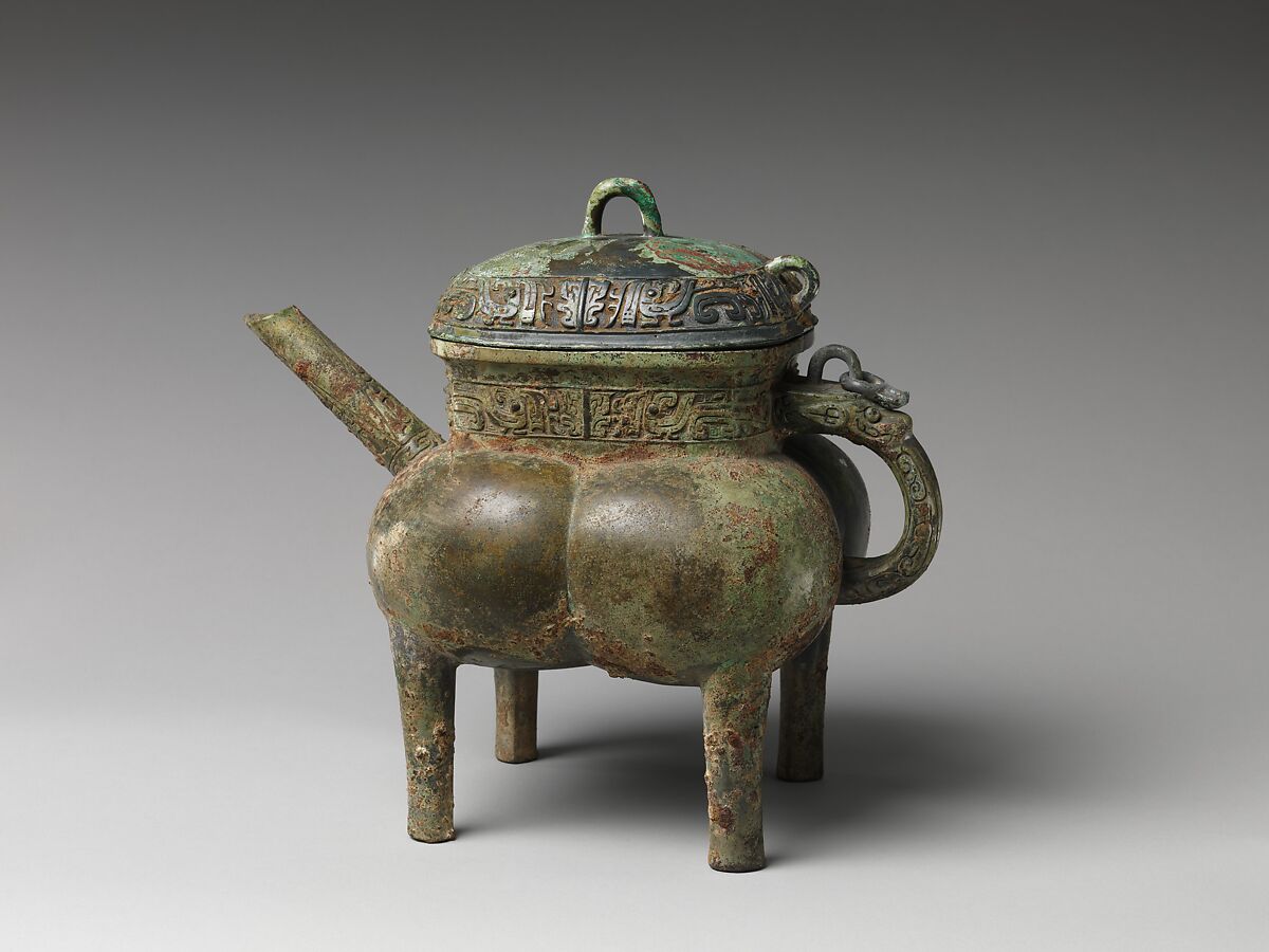 Spouted water container (He, Bronze, China 