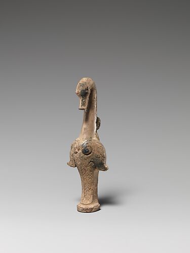 Vessel leg in the form of a bird