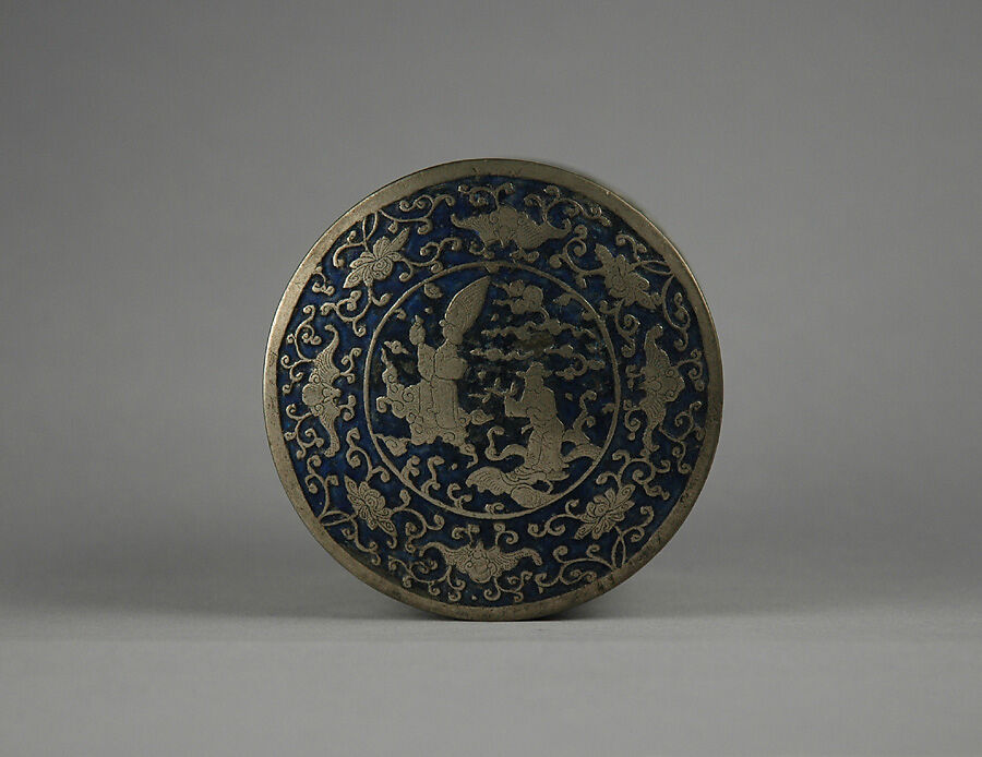 Tiered Box, Painted enamel on paktong (German silver), China