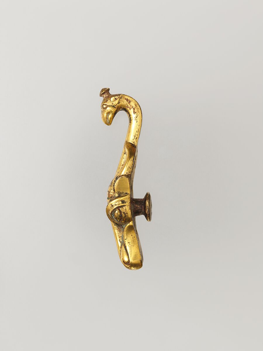 Belt hook, Gilt bronze, China 