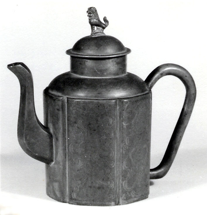 Teapot with Lid, Pewter, China 