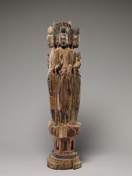 Bodhisattvas of the Four Directions(?), Wood, plaster, China