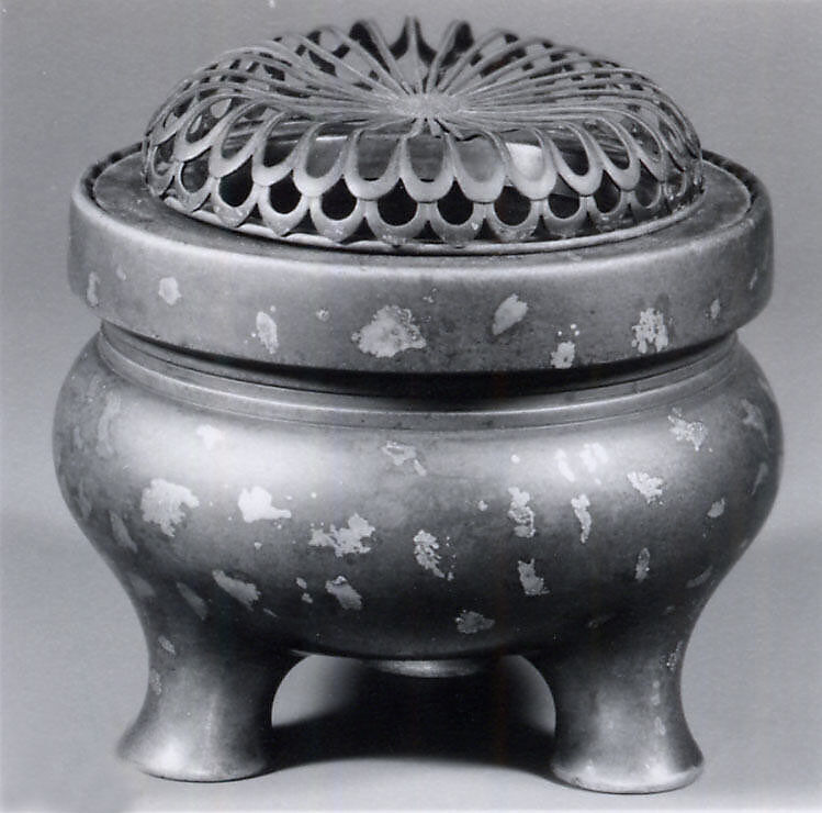 Incense Burner, Bronze flecked with gold, China 