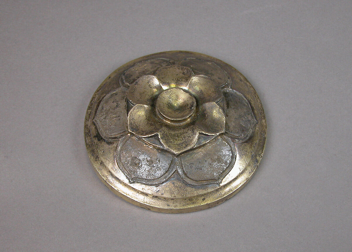 Bowl cover, Gilt bronze, China 