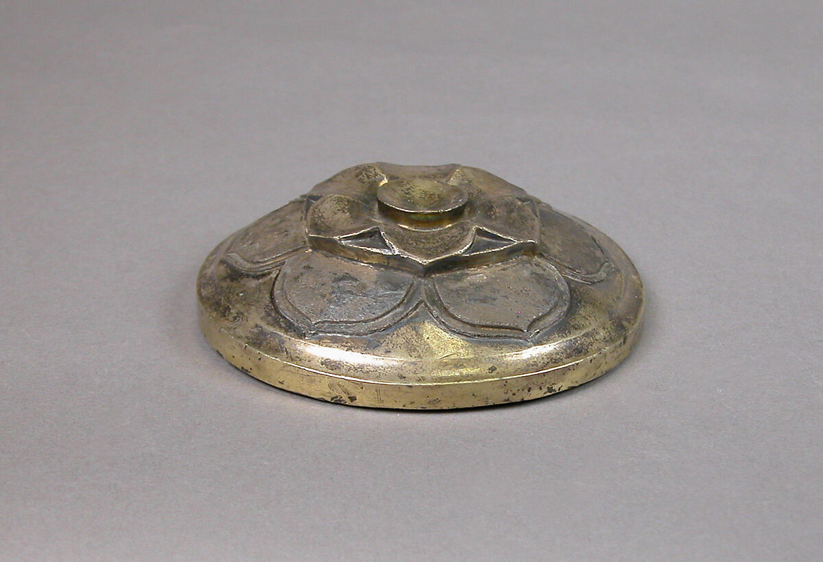 Bowl cover, Gilt bronze, China