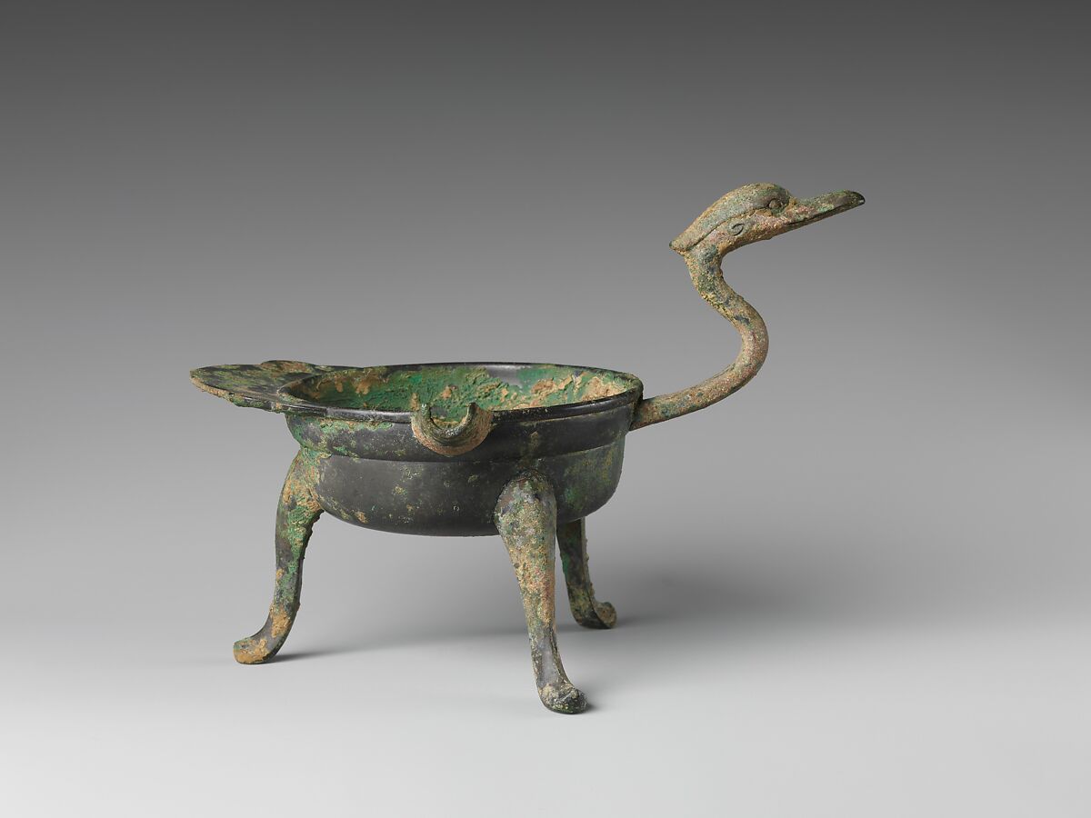 Heating vessel, Bronze, China