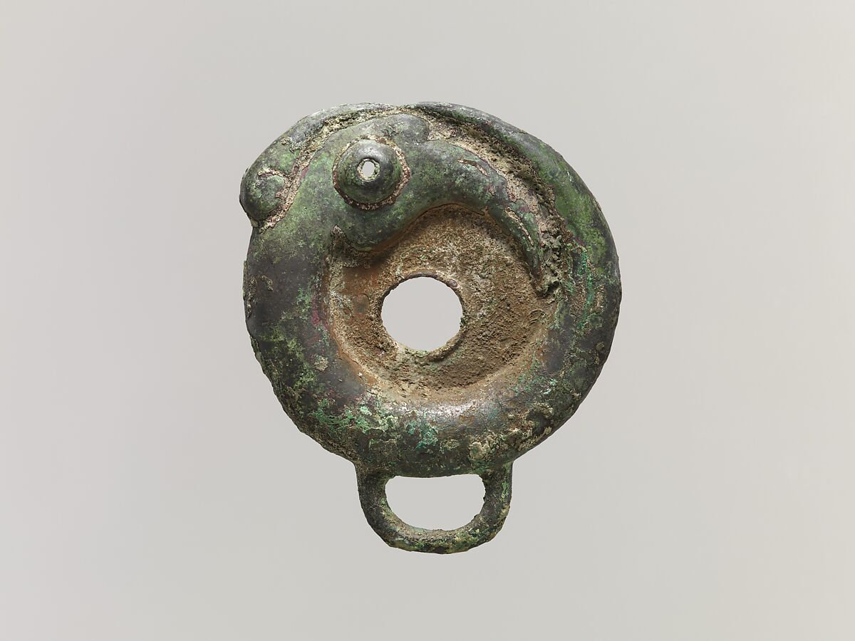 Bridle Cheekpiece, Bronze, China 