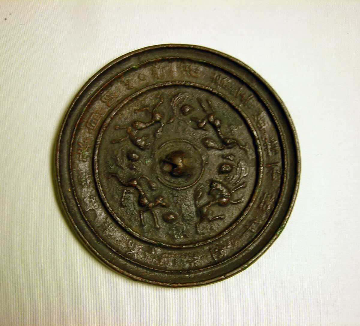 Mirror in Han style, Bronze, China 