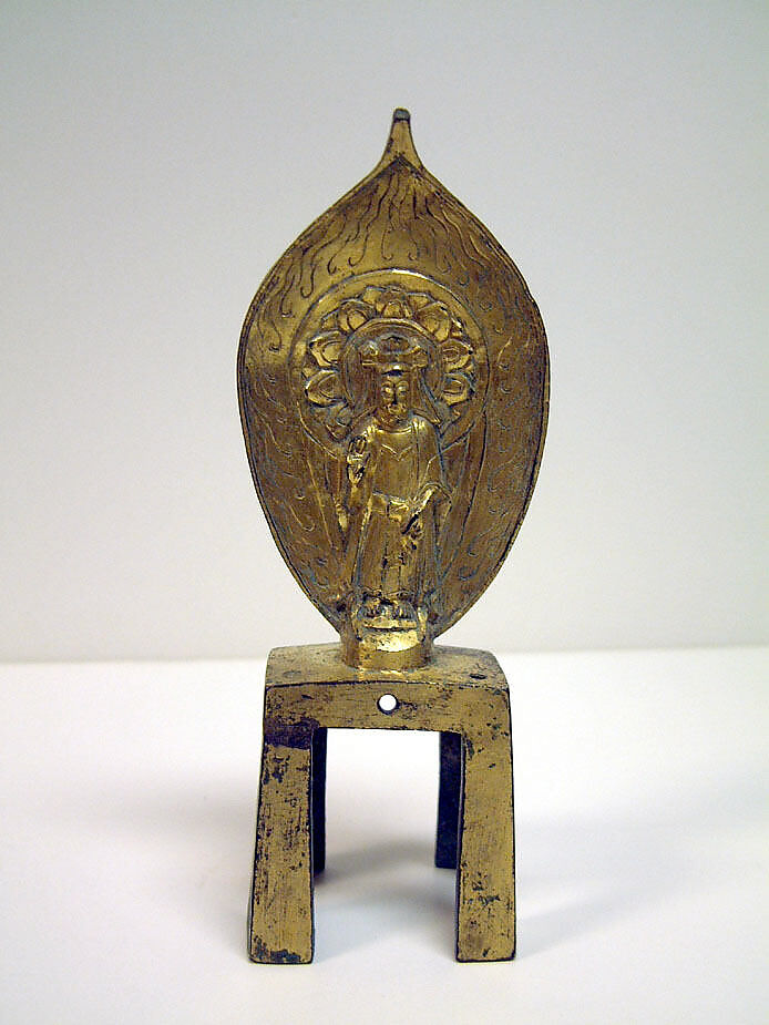 Standing Buddha, Gilt bronze, China