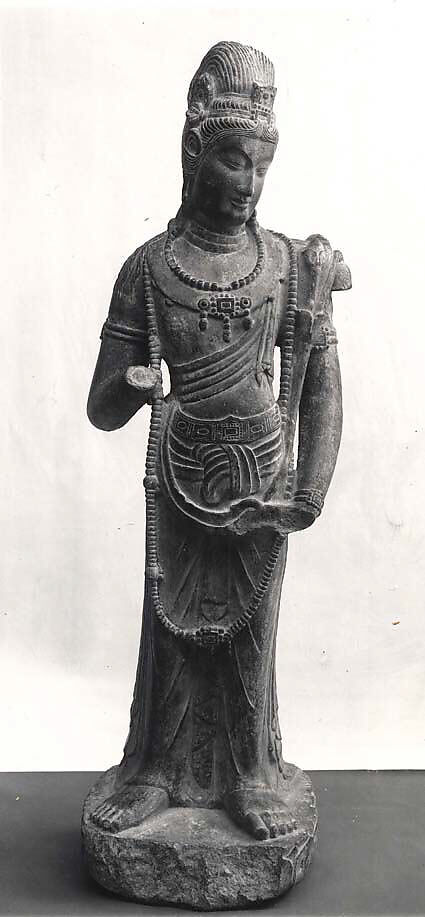 Statue of Bodhisattva, Limestone, China 