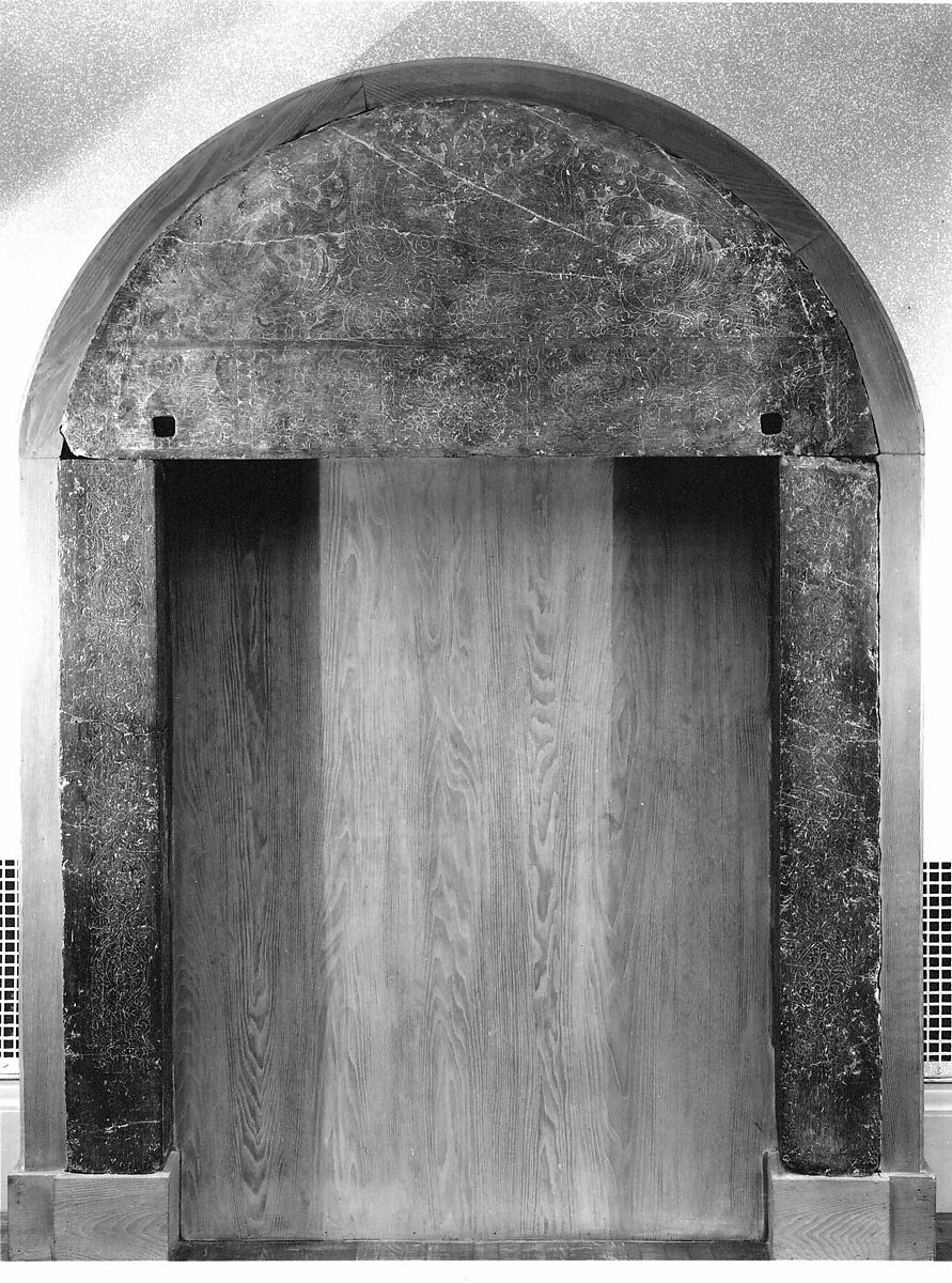 Lintel: Part of a Tomb Entrance, Stone, China