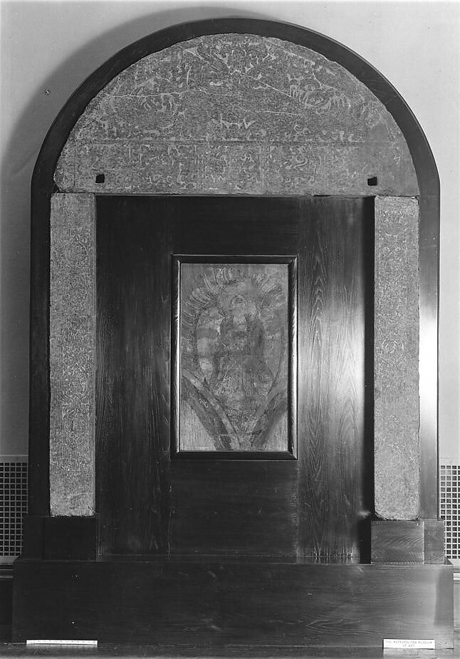 Door Jamb: Part of Tomb Entrance, Stone, China