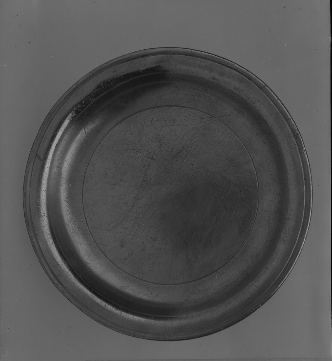 Plate, Richard Lee (1747–1823), Pewter, American 