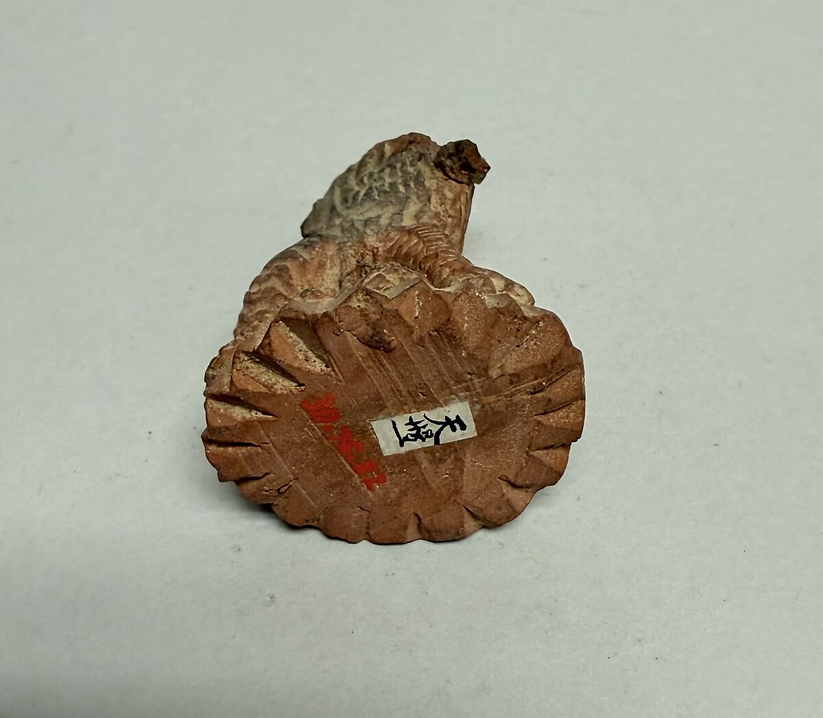 Figure of Seated Tiger, Unglazed pottery, China