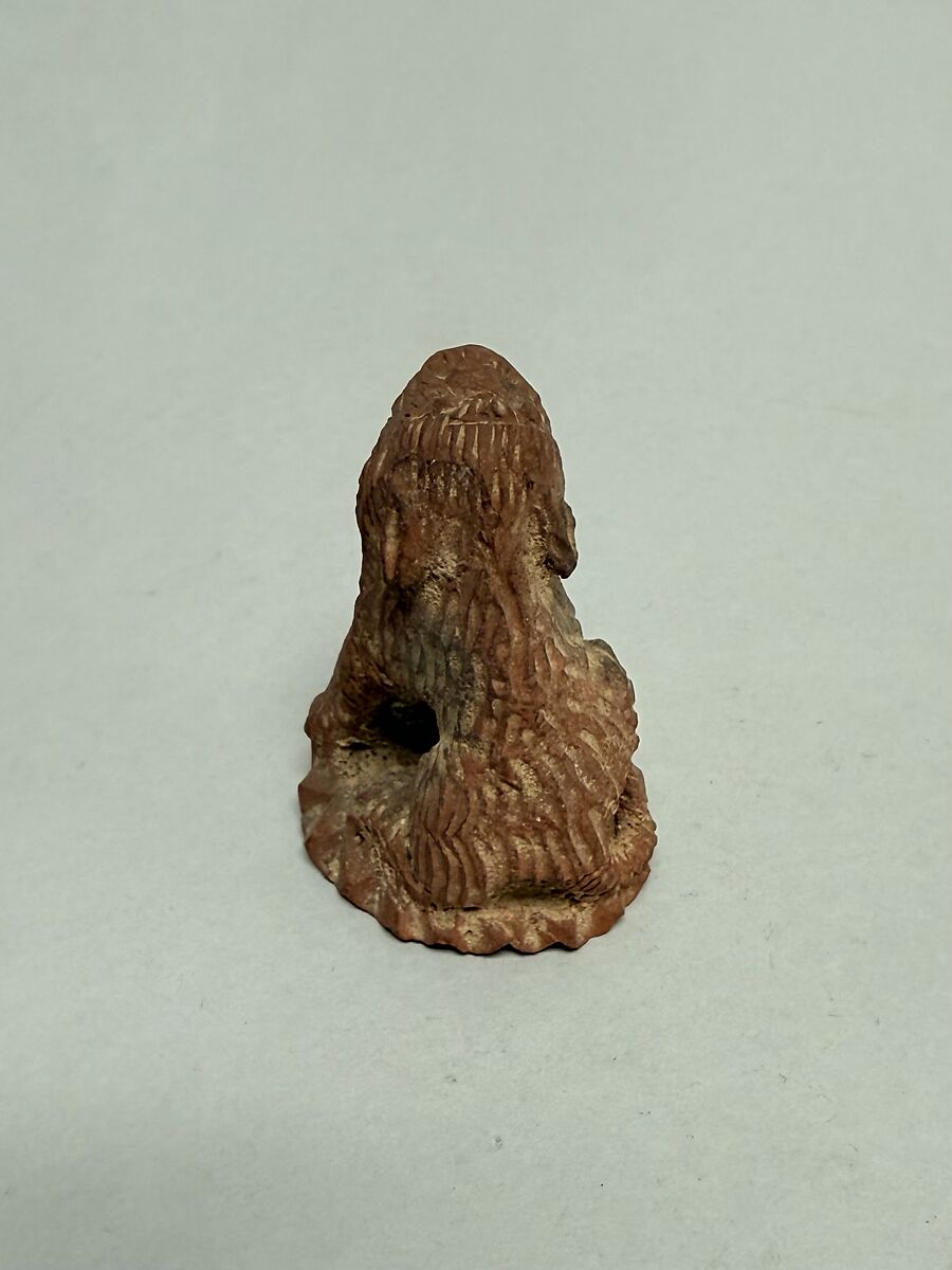 Figure of Seated Tiger, Unglazed pottery, China