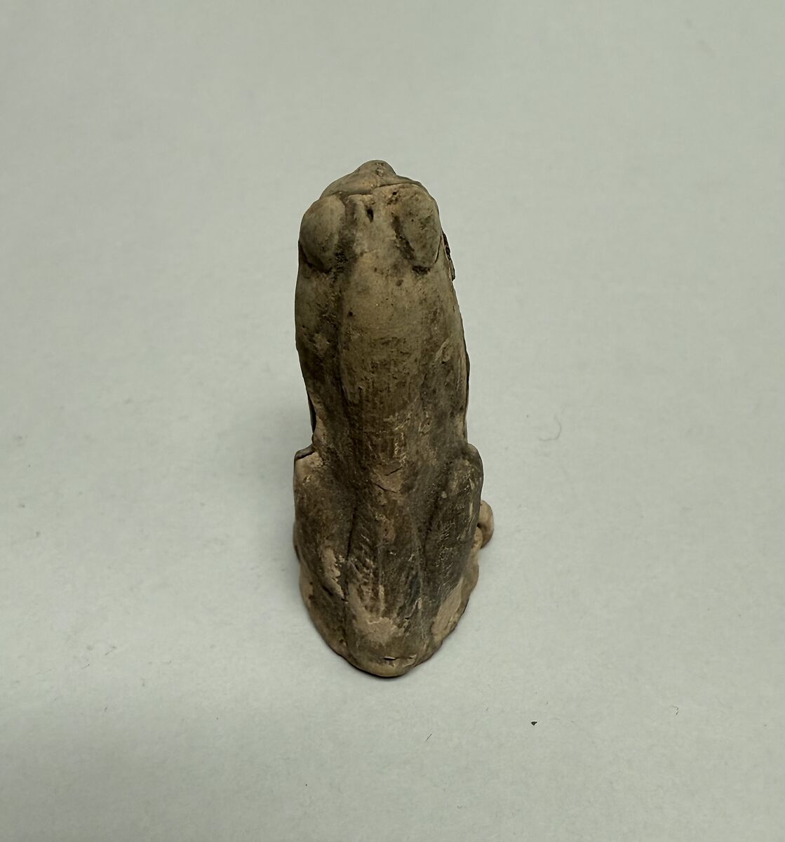 Figure of Seated Lion, Unglazed pottery, China
