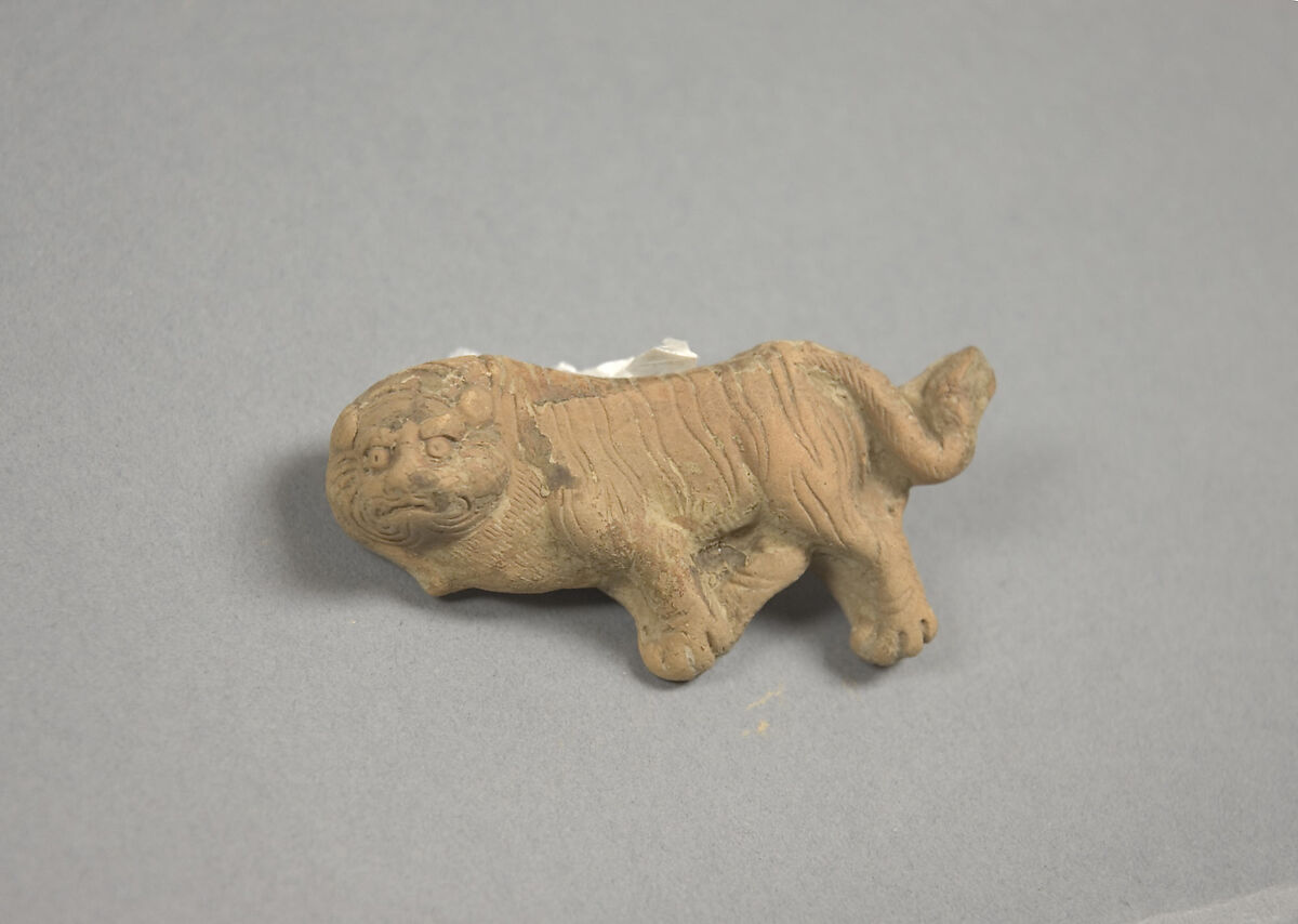 Figure of a Tiger, Unglazed pottery, China 