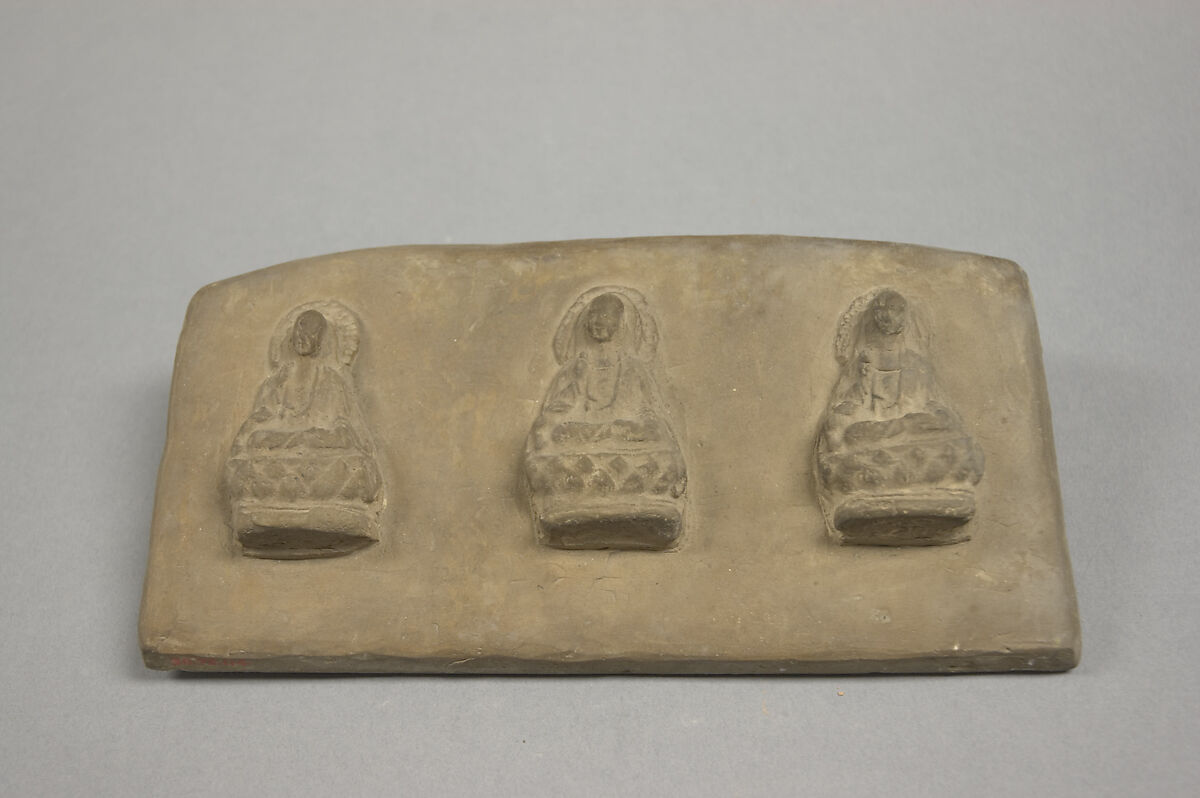 Votive Tablet, Unglazed terracotta, China 