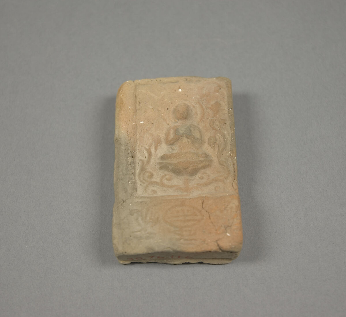 Votive Tablet, Unglazed terracotta, China 