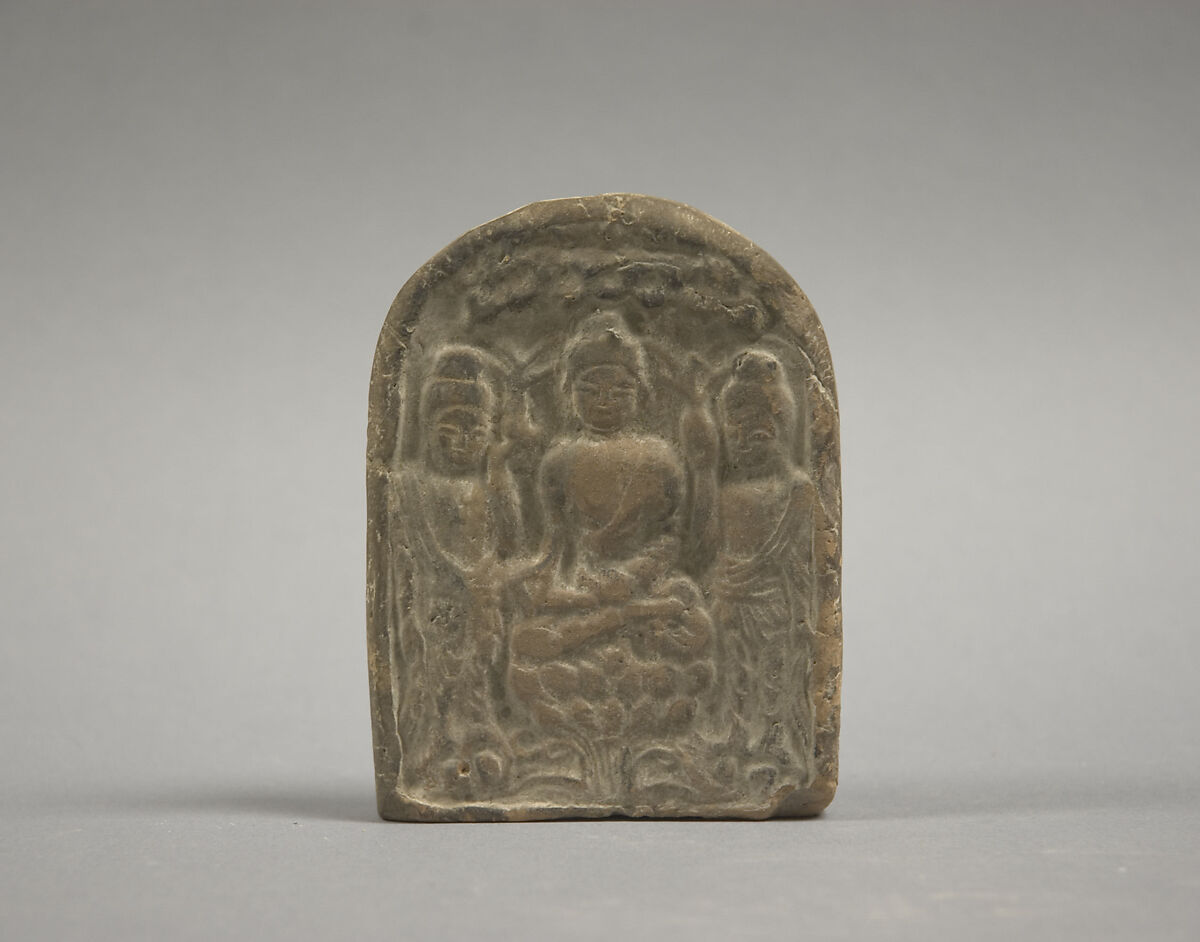 Votive Tablet, Unglazed terracotta, China 