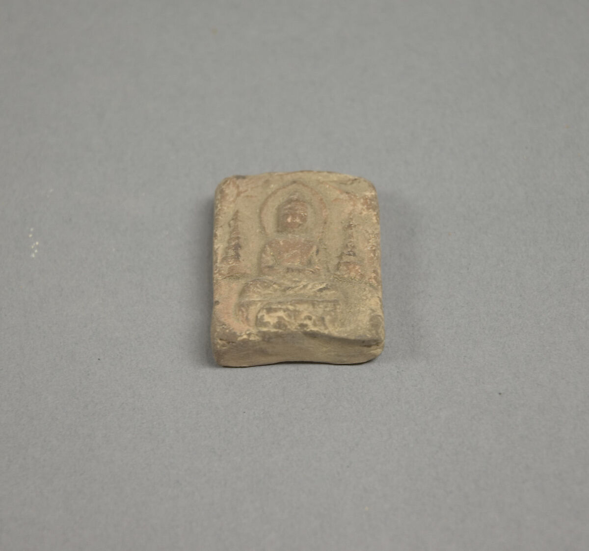 Votive Tablet, Unglazed terracotta, China 