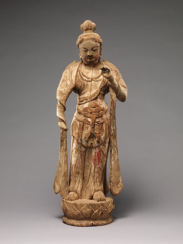 One of a Pair of Attendant Bodhisattvas