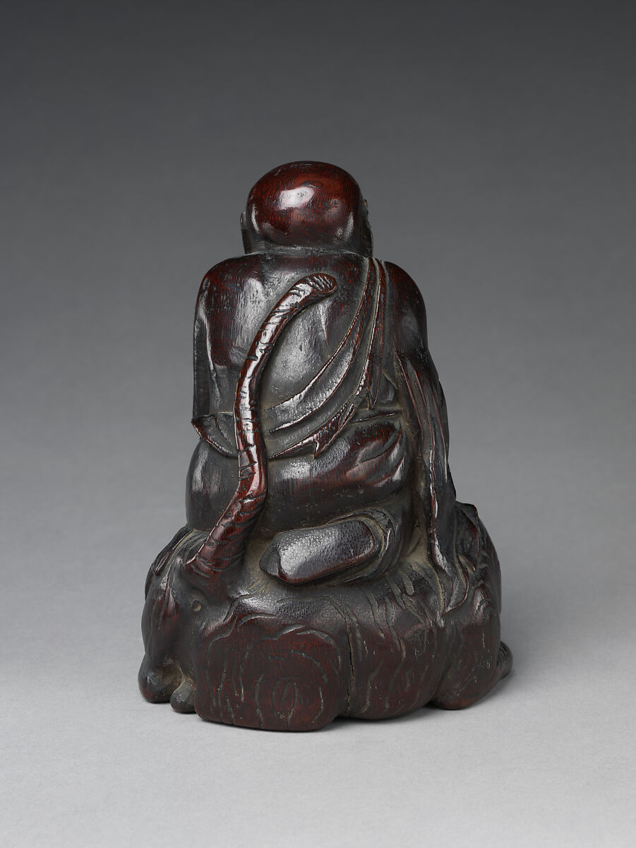 Arhat with a tiger, Bamboo, China