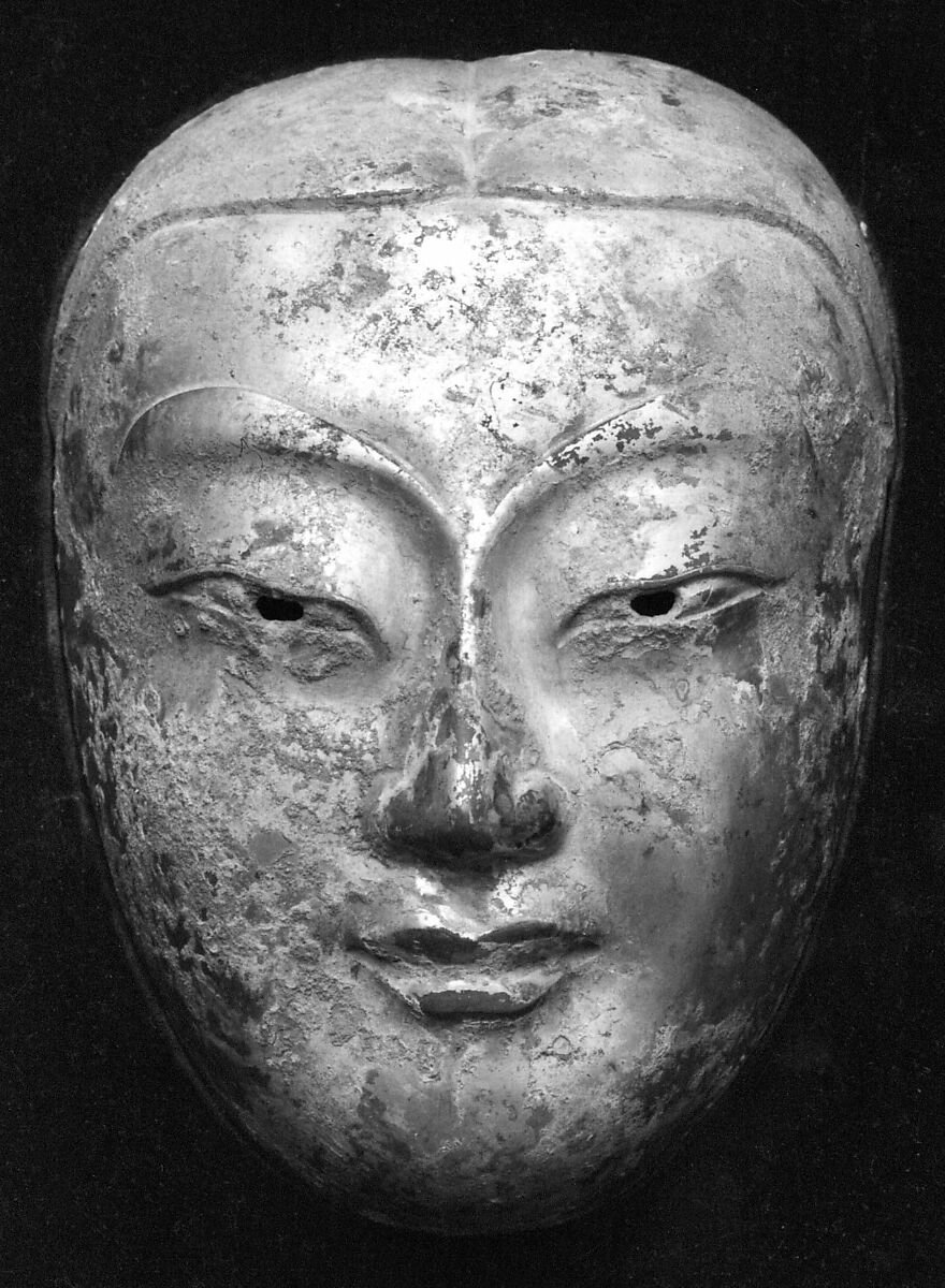 Funerary mask, Gilt bronze, China