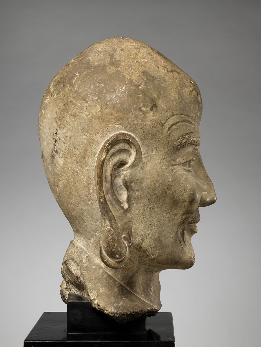 Head of Luohan, Limestone, China