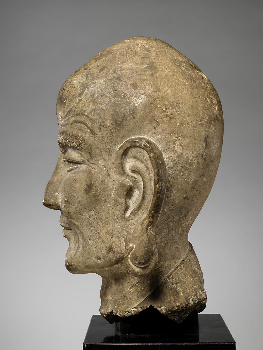 Head of Luohan, Limestone, China