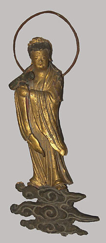 Figure of Attendant Deity holding a Mallet