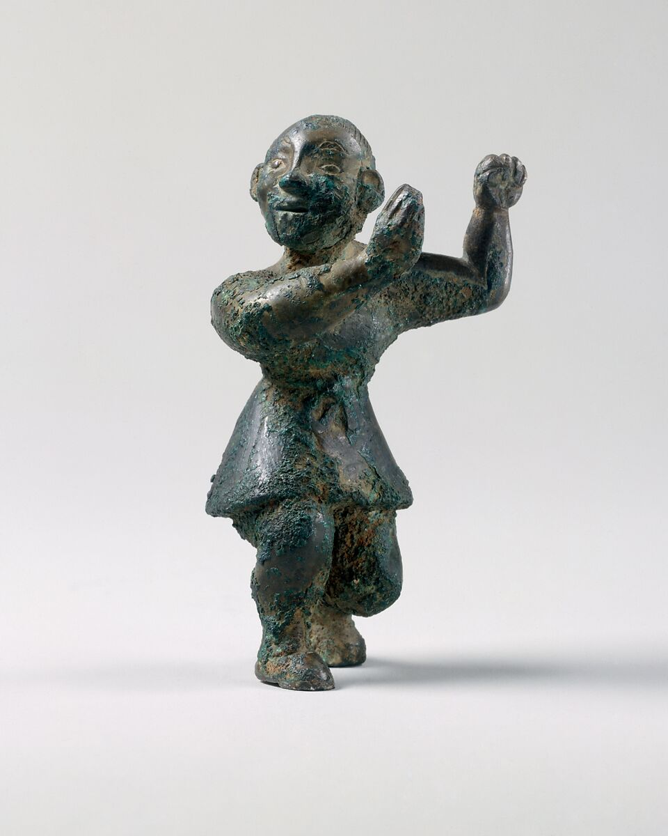 Standing figure, Bronze, China