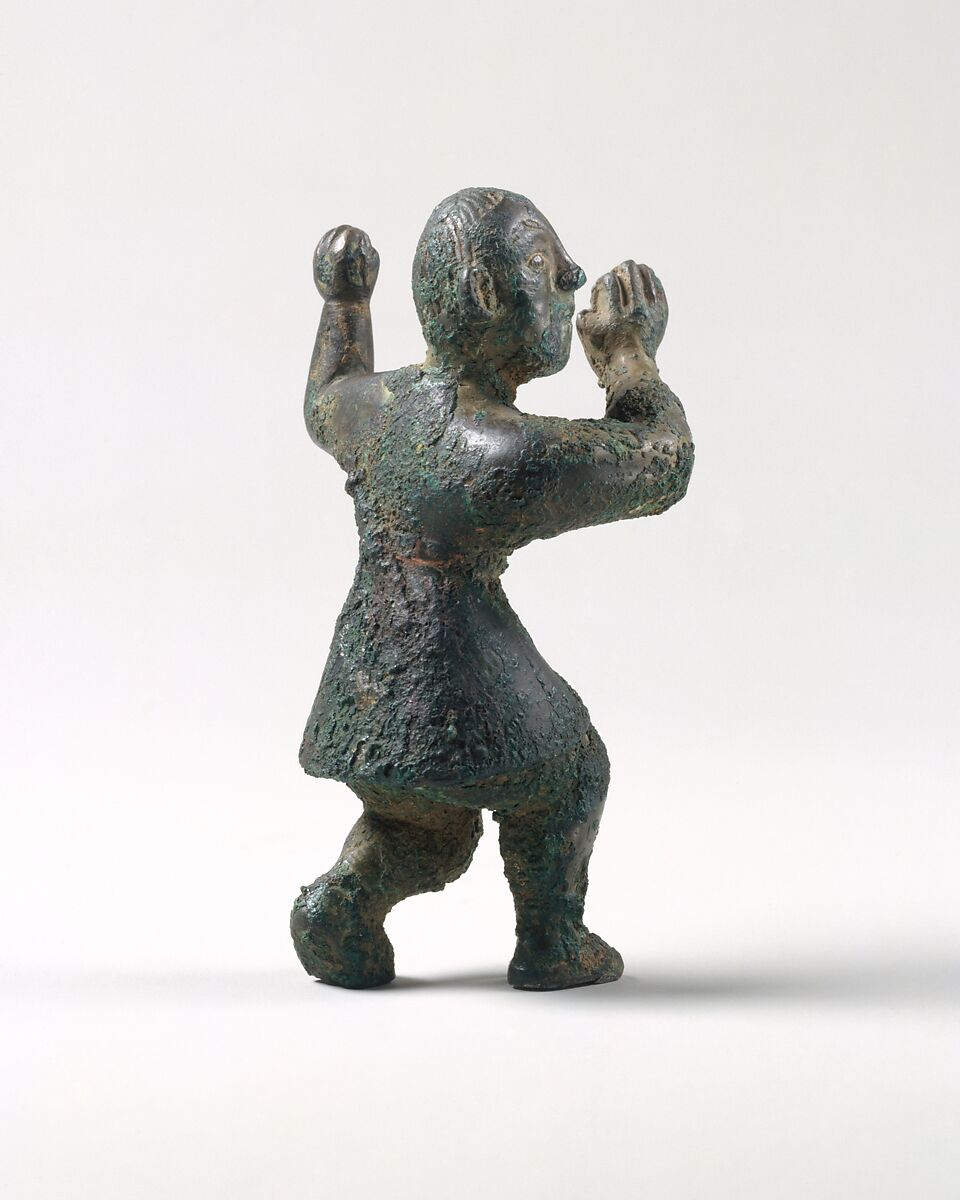 Standing figure, Bronze, China